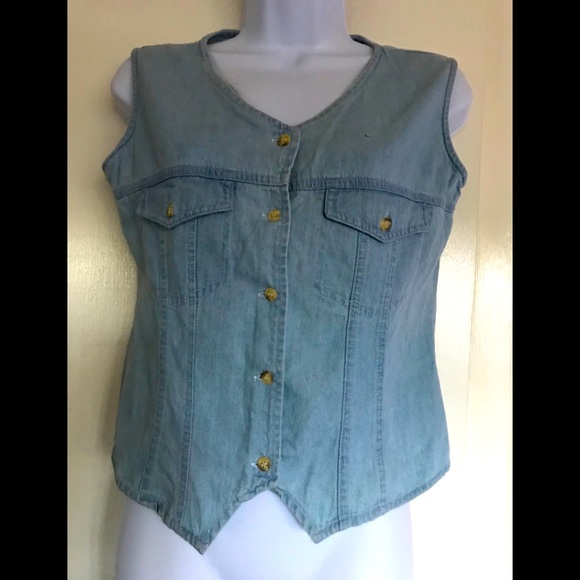 Vintage ANDREW’S BLUES , size S , blue vest - Picture 1 of 15